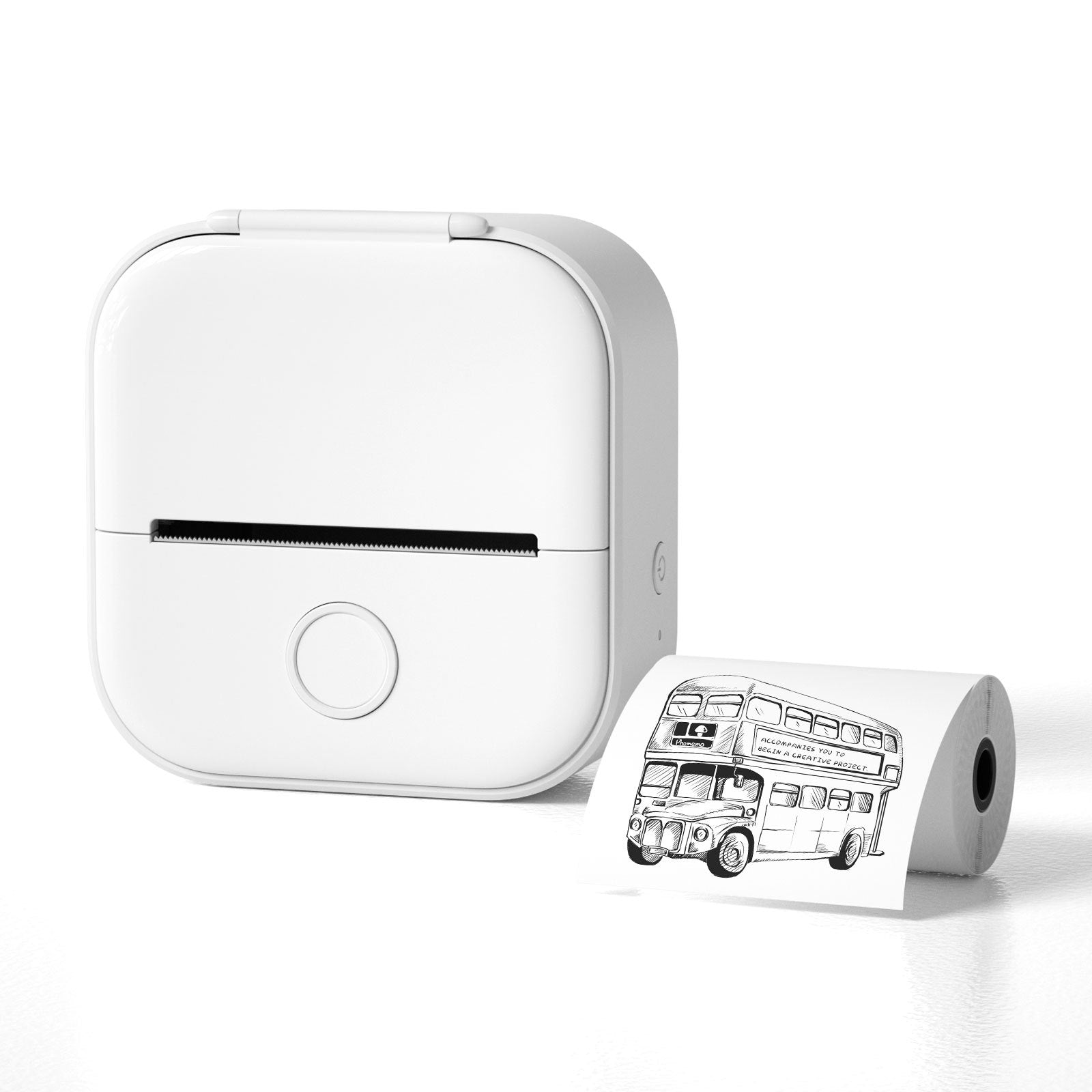Mini Bluetooth Label Printer (Inkless & Portable)