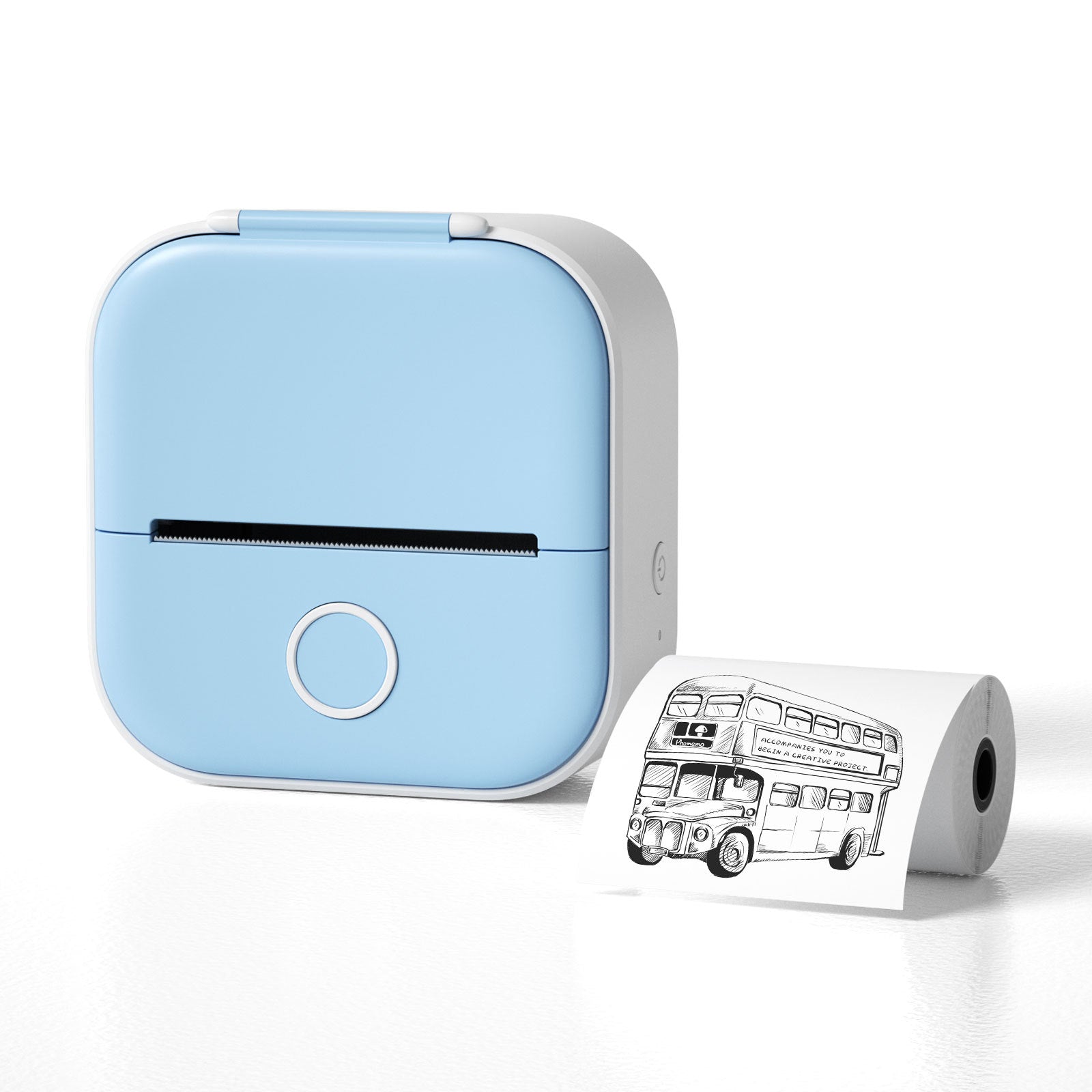 Mini Bluetooth Label Printer (Inkless & Portable)