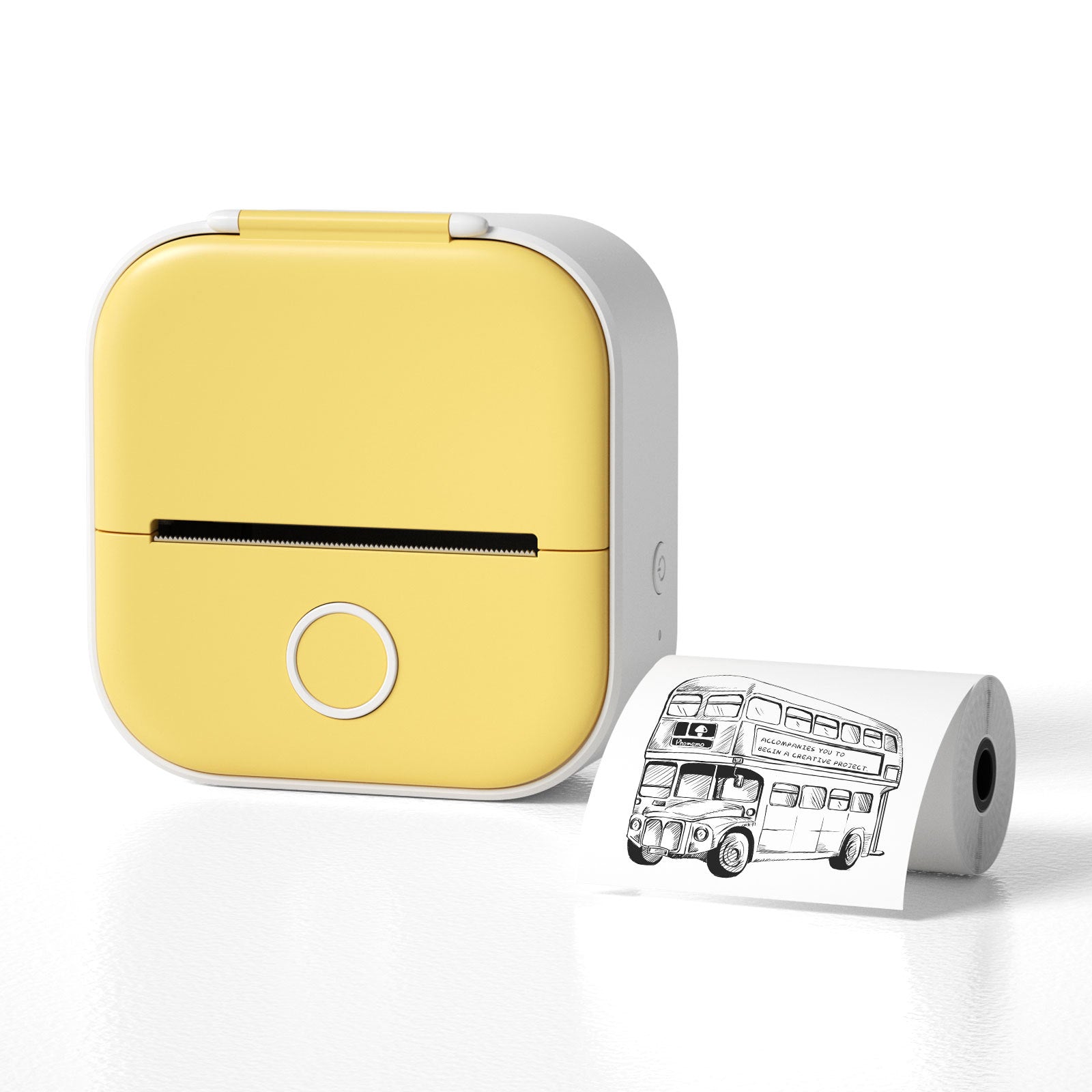 Mini Bluetooth Label Printer (Inkless & Portable)